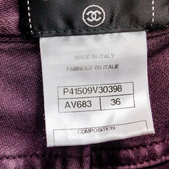 Chanel Aubergine Skinny Jeans - Picture 8 of 11
